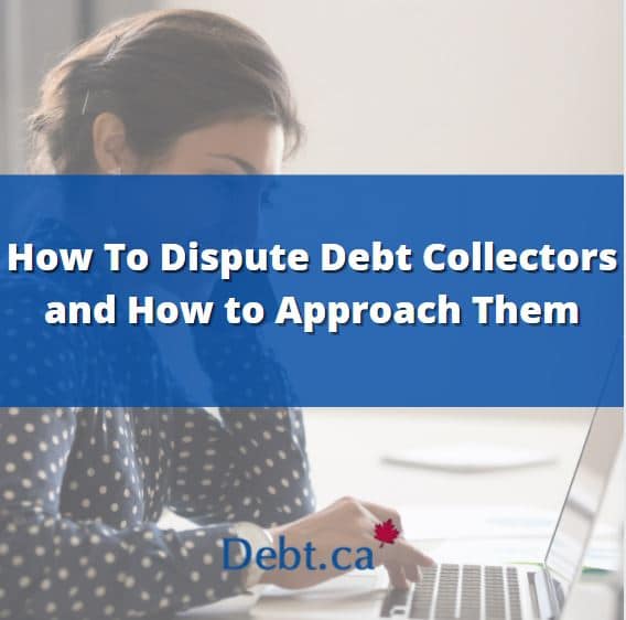 Woman on phone disputing her debt